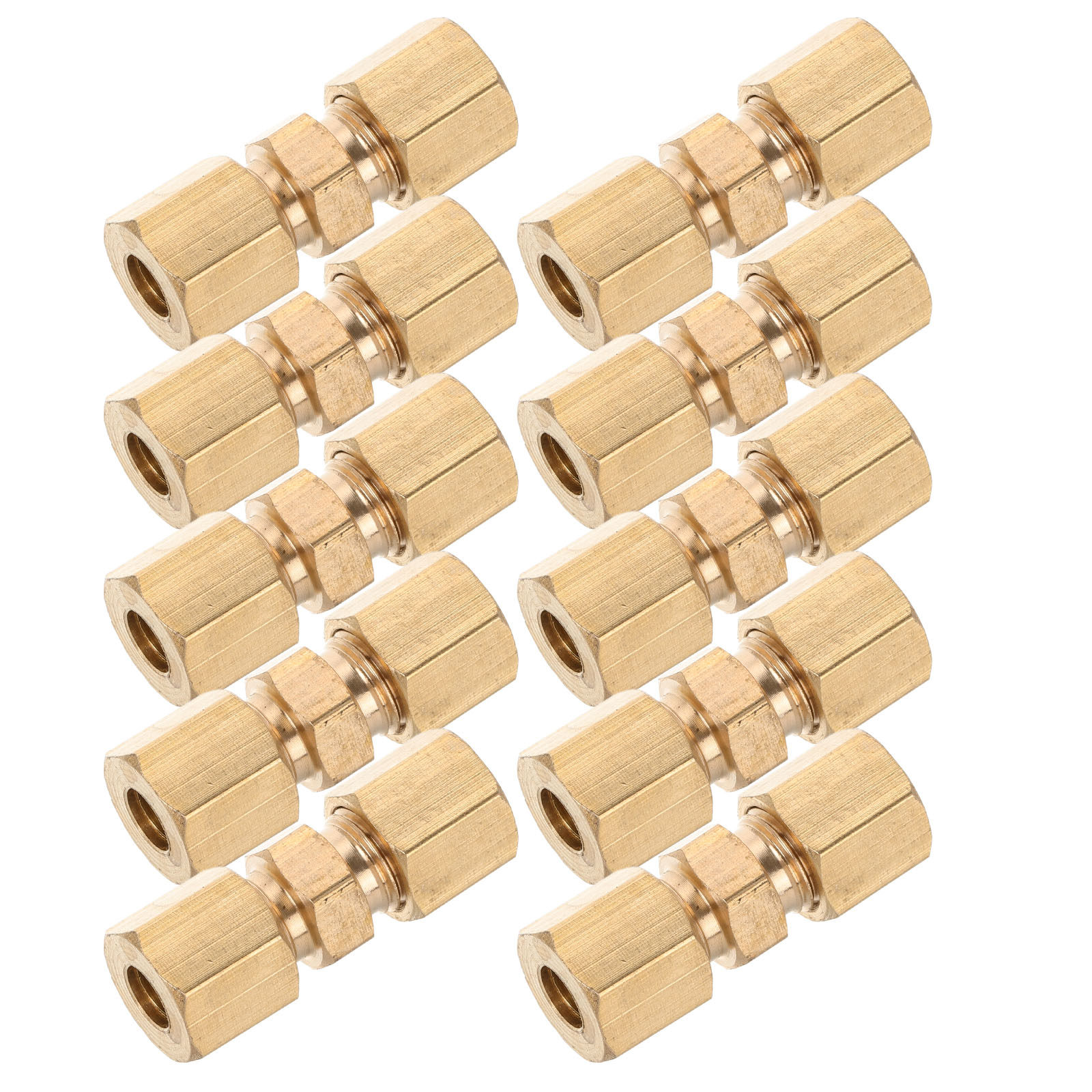 Compression Fitting Brass - 10개입, 정밀하게 제작된 황동 브레이크 라인
